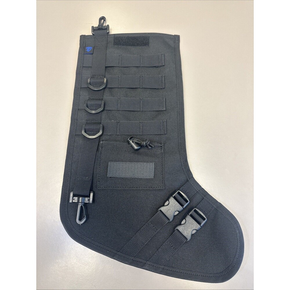 Galls Gear Tactical Christmas Stocking Black 17 x 11 Handle, Buckles